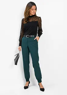 Maglia a maniche lunghe in misto viscosa morbido, bonprix Maglia a maniche lunghe in misto viscosa morbido, bonprix