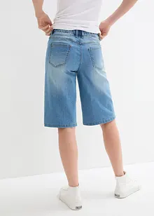 Bermuda in jeans con cinta comoda, vita alta, bonprix Bermuda in jeans con cinta comoda, vita alta, bonprix