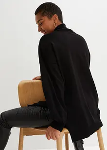 Maglione lungo a collo alto in misto viscosa, bonprix Maglione lungo a collo alto in misto viscosa, bonprix