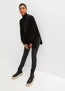 Maglione lungo a collo alto in misto viscosa, bonprix Maglione lungo a collo alto in misto viscosa, bonprix