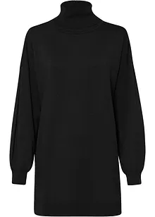 Maglione lungo a collo alto in misto viscosa, bonprix Maglione lungo a collo alto in misto viscosa, bonprix