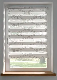 Tenda a rullo doppia ricamata con fantasia grafica, bonprix Tenda a rullo doppia ricamata con fantasia grafica, bonprix