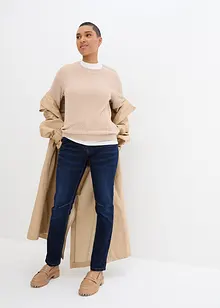 Jeans boyfriend con bordo vita comodo, vita media, bonprix Jeans boyfriend con bordo vita comodo, vita media, bonprix