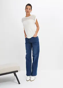 Maglia con pizzo, bonprix Maglia con pizzo, bonprix