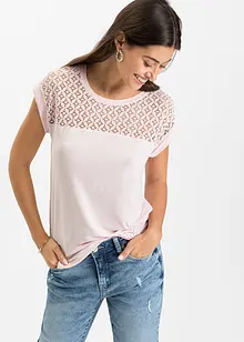Maglia con pizzo, bonprix Maglia con pizzo, bonprix