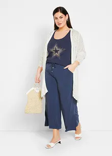 Cardigan lungo traforato, bonprix Cardigan lungo traforato, bonprix