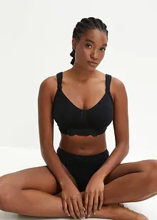 Reggiseno allattamento senza ferretto con cotone biologico (pacco da 2), bonprix Reggiseno allattamento senza ferretto con cotone biologico (pacco da 2), bonprix