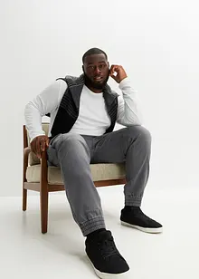 Jeans in felpa con tasche cargo regular fit, straight, bonprix Jeans in felpa con tasche cargo regular fit, straight, bonprix