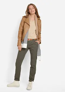 Pantaloni chino elasticizzati, bonprix Pantaloni chino elasticizzati, bonprix