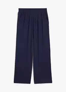 Pantaloni cropped in jersey di misto viscosa fluente, bonprix Pantaloni cropped in jersey di misto viscosa fluente, bonprix