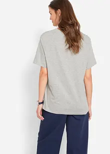 Maglia lunga e larga con scollo a V e maniche corte (pacco da 5), bonprix Maglia lunga e larga con scollo a V e maniche corte (pacco da 5), bonprix