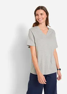 Maglia lunga e larga con scollo a V e maniche corte (pacco da 5), bonprix Maglia lunga e larga con scollo a V e maniche corte (pacco da 5), bonprix