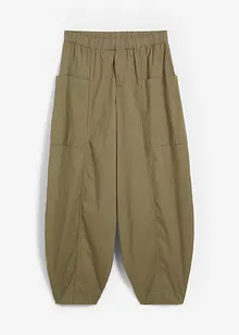 Pantaloni in twill di misto cotone elasticizzato, bonprix Pantaloni in twill di misto cotone elasticizzato, bonprix