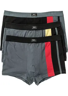 Boxer aderenti con cotone (pacco da 3), bonprix Boxer aderenti con cotone (pacco da 3), bonprix