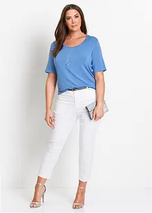 Pantaloni elasticizzati in cotone, bonprix Pantaloni elasticizzati in cotone, bonprix