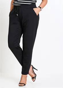 Pantaloni con elastico in vita in misto viscosa, bonprix Pantaloni con elastico in vita in misto viscosa, bonprix