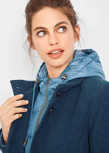 Cappotto corto in simil lana con effetto 2 in 1, bonprix Cappotto corto in simil lana con effetto 2 in 1, bonprix