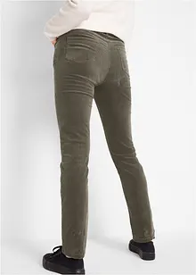 Pantaloni di velluto a coste elasticizzati, straight, bonprix Pantaloni di velluto a coste elasticizzati, straight, bonprix