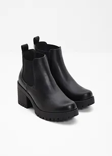 Stivaletti chelsea con tacco a blocco, bonprix Stivaletti chelsea con tacco a blocco, bonprix
