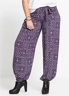 Pantaloni con elastico in vita in viscosa fluente, bonprix Pantaloni con elastico in vita in viscosa fluente, bonprix