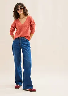 Maglione cropped traforato, bonprix Maglione cropped traforato, bonprix