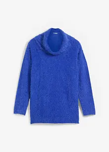 Maglione a collo alto in morbido filato effetto piume, bonprix Maglione a collo alto in morbido filato effetto piume, bonprix