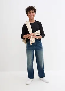 Jeans elasticizzati con vita regolabile extra loose fit, straight, bonprix Jeans elasticizzati con vita regolabile extra loose fit, straight, bonprix