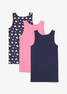 Canottiera con morbido cotone (pacco da 3), bonprix Canottiera con morbido cotone (pacco da 3), bonprix