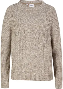 Maglione a trecce oversize, bonprix Maglione a trecce oversize, bonprix