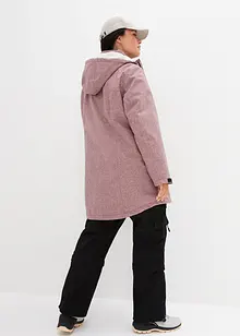 Giacca lunga tecnica impermeabile con pile teddy, bonprix Giacca lunga tecnica impermeabile con pile teddy, bonprix