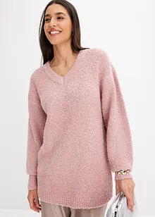 Maglione in filato grosso con scollatura a V, bonprix Maglione in filato grosso con scollatura a V, bonprix
