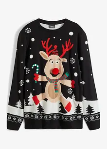Maglione natalizio in filato fine, bonprix Maglione natalizio in filato fine, bonprix