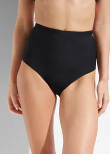 Slip per bikini a vita alta con effetto modellante leggero, bonprix Slip per bikini a vita alta con effetto modellante leggero, bonprix