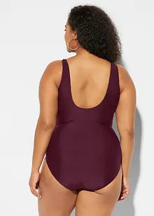 Costume intero con pieghe decorative ed effetto modellante leggero, bonprix Costume intero con pieghe decorative ed effetto modellante leggero, bonprix