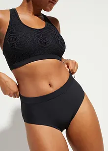 Slip per bikini a vita alta con effetto modellante leggero, bonprix Slip per bikini a vita alta con effetto modellante leggero, bonprix