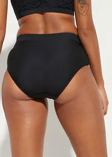 Slip per bikini a vita alta con effetto modellante leggero, bonprix Slip per bikini a vita alta con effetto modellante leggero, bonprix