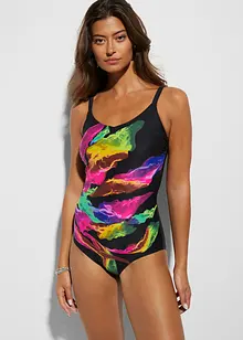 Costume intero con scollatura a V e effetto modellante leggero, bonprix Costume intero con scollatura a V e effetto modellante leggero, bonprix