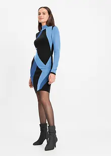 Abito in maglia jacquard con righe moderne, bonprix Abito in maglia jacquard con righe moderne, bonprix