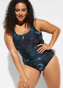 Costume intero con arricciatura e effetto modellante leggero, bonprix Costume intero con arricciatura e effetto modellante leggero, bonprix