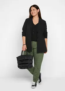 Blusa a maniche lunghe con scollo a V in viscosa fluente, bonprix Blusa a maniche lunghe con scollo a V in viscosa fluente, bonprix