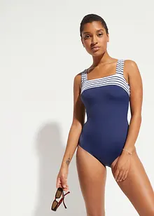 Costume intero con effetto modellante medio e spalline larghe, bonprix Costume intero con effetto modellante medio e spalline larghe, bonprix