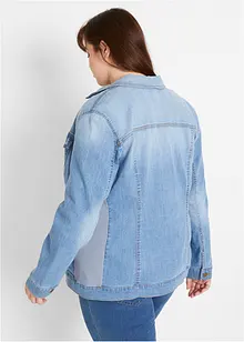 Giacca di jeans con inserti a costine, bonprix Giacca di jeans con inserti a costine, bonprix