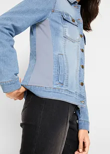 Giacca di jeans con inserti a costine, bonprix Giacca di jeans con inserti a costine, bonprix