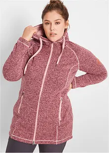 Giacca lunga in pile con cappuccio, bonprix Giacca lunga in pile con cappuccio, bonprix