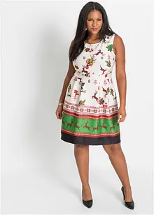 Abito in tessuto sostenuto effetto neoprene con motivo natalizio, bonprix Abito in tessuto sostenuto effetto neoprene con motivo natalizio, bonprix