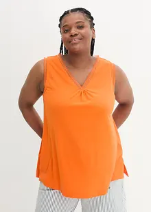 Top in viscosa con pizzo, bonprix Top in viscosa con pizzo, bonprix