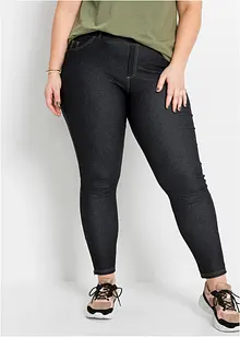 Leggings effetto jeans con cerniere, bonprix Leggings effetto jeans con cerniere, bonprix