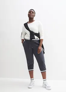 Pinocchietti da jogging in misto cotone, bonprix Pinocchietti da jogging in misto cotone, bonprix