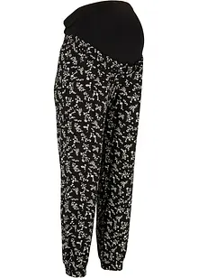 Pantaloni prémaman in misto viscosa con bella fantasia, loose fit, bonprix Pantaloni prémaman in misto viscosa con bella fantasia, loose fit, bonprix