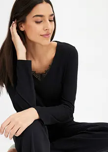 Maglia pigiama con viscosa, bonprix Maglia pigiama con viscosa, bonprix